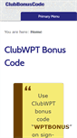 Mobile Screenshot of clubbonuscode.com